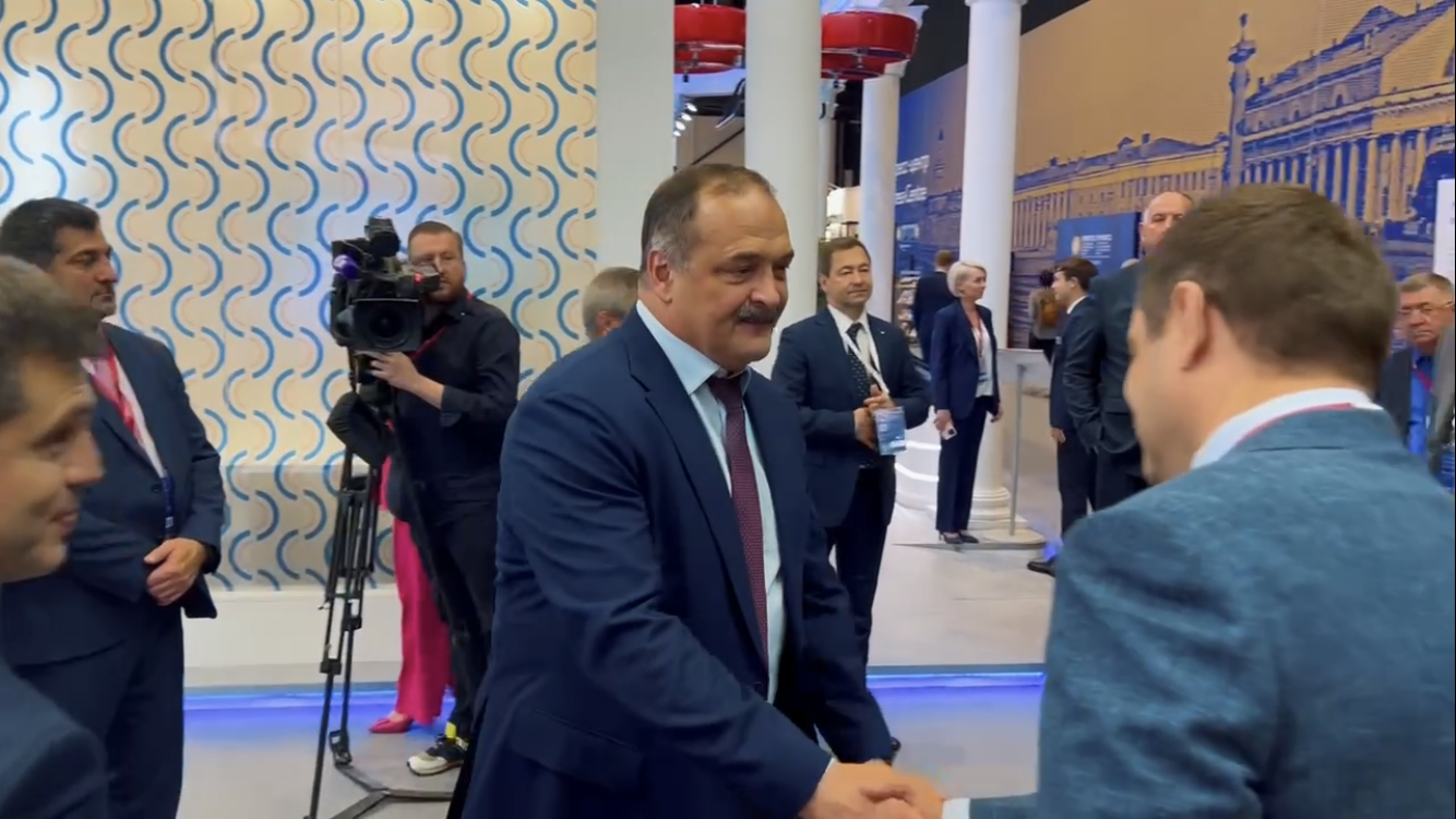 Глава Дагестана Сергей Меликов принимает участие в ПМЭФ-2023
